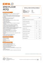 EASYFLOOR A70 - FR | Datasheet - 2