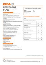 EASYFLOOR P70 - FR | Datasheet - 2