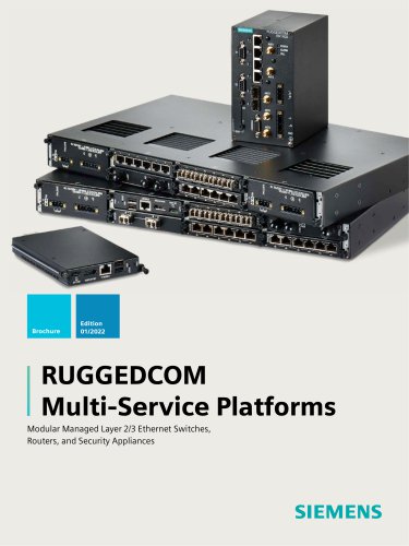 RUGGEDCOM Multi-Service Platforms