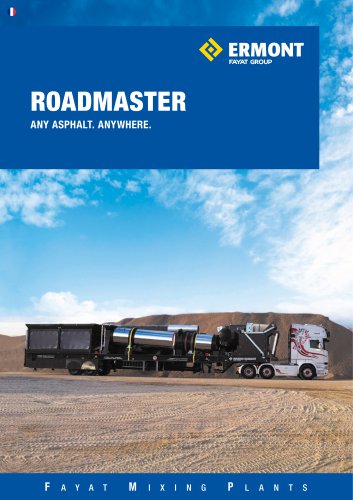 ROADMASTER - Produire des enrobés de qualité, partout