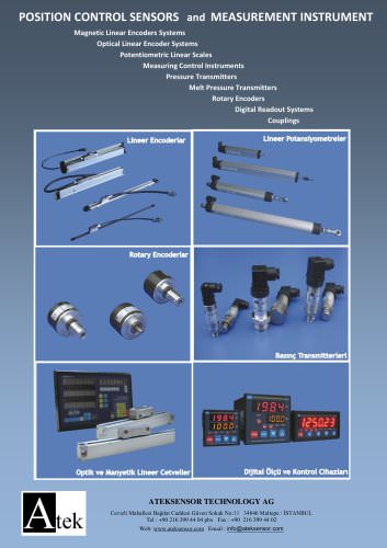 POSITION CONTROL SENSORS and MEASUREMENT INSTRUMENT