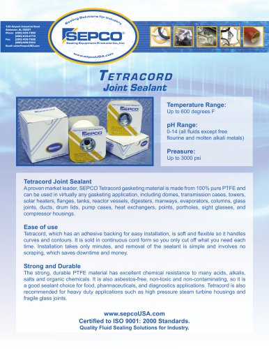 Tetracord Joint Sealant