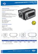 Compteur/Débimètre à turbine Atex: K14 - K15 - 1