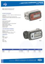 Compteurs numériques à turbine: K01AL - K01NL - 1