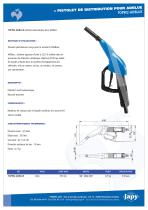 Pistolet de distribution automatique ADBLUE: TOPW2-ADBLUE