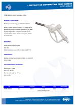 Pistolet de distribution manuel ADBLUE: TOPW1-ADBLUE - 1