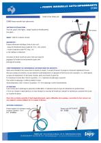 Pompe manuelle auto siphonnante: E1000 - 1