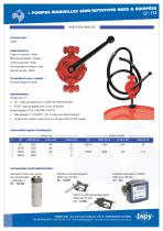Pompes manuelles semi-rotatives nues & équipées Gasoil: EZ - FEZ - 1