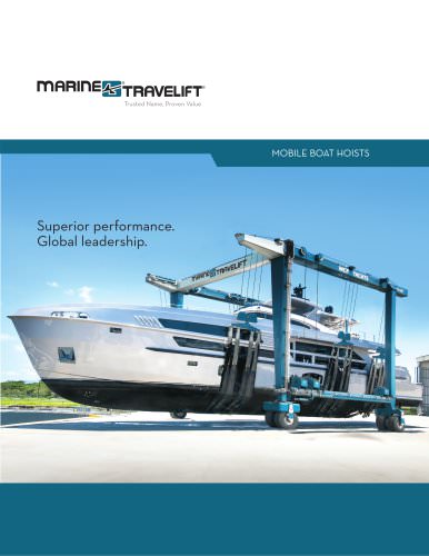 Marine Travelift Boat Hoist Brochure