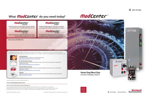 ModCenter Availability Solutions Brochure