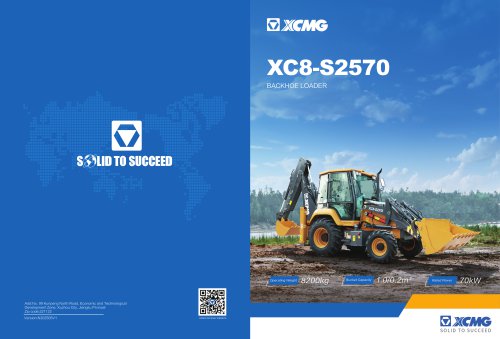 Backhoe Loader XC8-S2570 WEICHAI