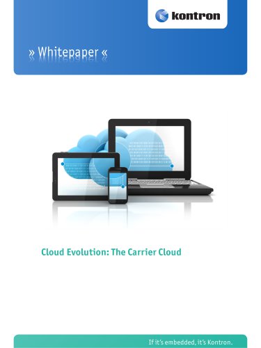 Cloud Evolution: The Carrier Cloud