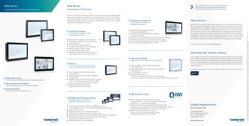 Overview HMI Series