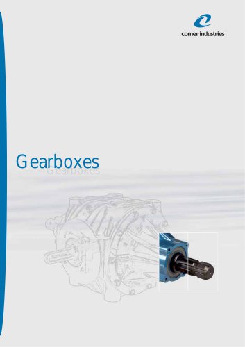 Gearboxes and special applications advertisement catalog