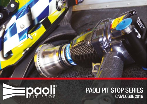 2016 - Paoli Pit Stop Series Catalogue