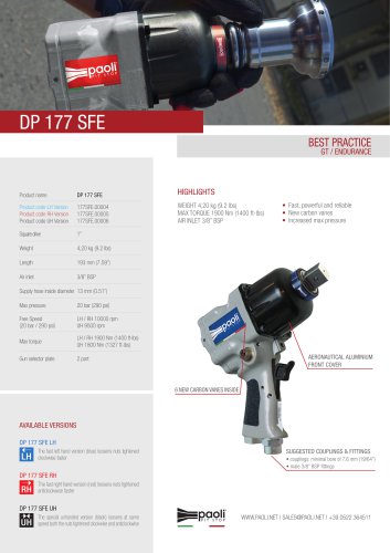 DP 177 SFE