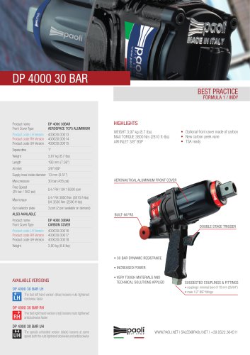 DP 4000 30 BAR