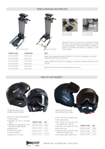 FRONT & REAR AIR JACK TROLEYS