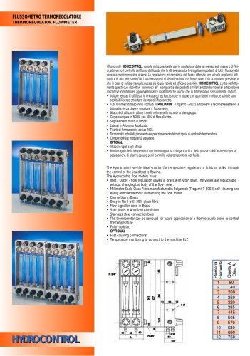 THERMOREGULATOR FLOWMETER