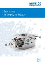 Gear pumps for polymer processing