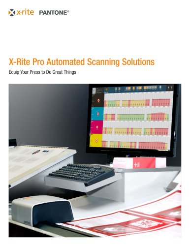 X-Rite Automated Scanning Solutions