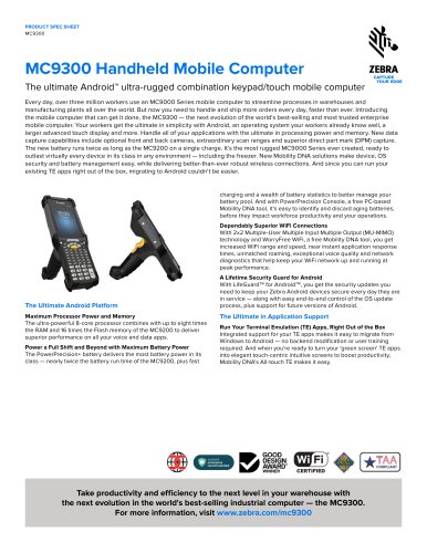 MC9300 Handheld Mobile Computer