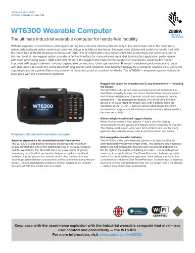 WT6300 WEARABLE COMPUTER