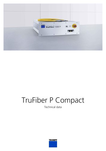 TruFiber P Compact Technical data