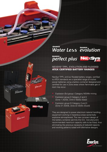 NEXSYS® TPPL, EVOLUTION AND FLOODED