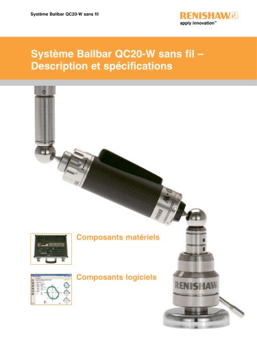 Système Ballbar QC20-W sans fil ? Description et spécifications