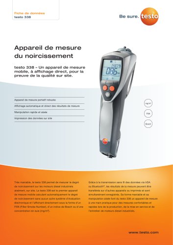 Appareil de mesure  du noircissement