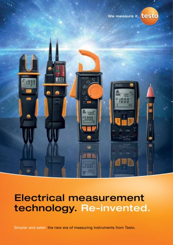 Electrical measurement technology. Re-invented.