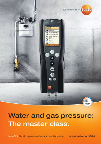 testo 324 leakage measuring instrument