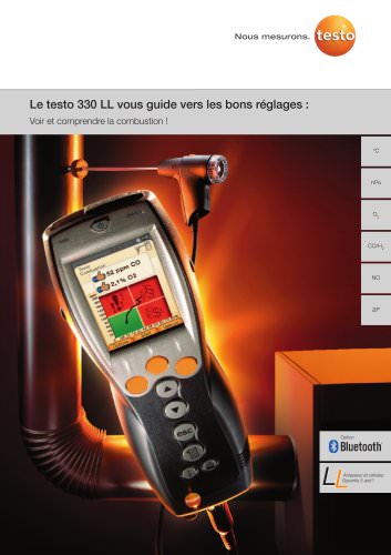 Le testo 330 LL vous guide vers les bons réglages