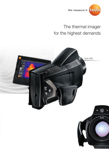 The thermal imager for the highest demands - testo 890