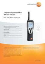 Thermo-hygromètre de précision - testo 625