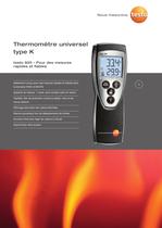 Thermomètre universel type K