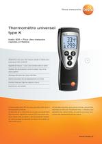 Thermomètre universel type K - testo 925