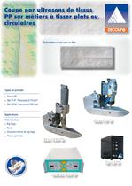 Découpe par ultrasons de tissus PP sur métiers à tisser - 1