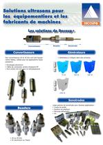 Solutions ultrasons pour les équipementiers et les fabricants de machines - 1