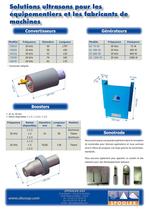 Solutions ultrasons pour les équipementiers et les fabricants de machines - 2