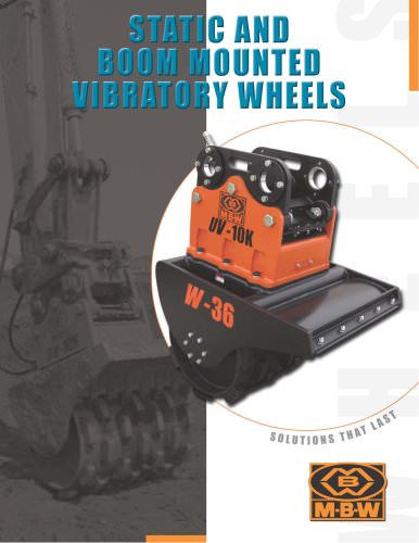 static and boom vibratory wheel