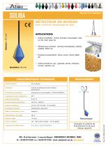 Fiche technique - Détecteur de niveau pour solides - SOLIBA - 1