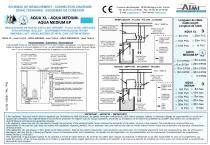 Schéma de branchement - AQUA XL / AQUA MEDIUM / AQUA MEDIUM EP - 1