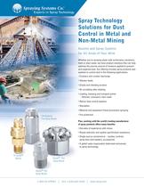 Spray Technology Solutions for Dust Control in Metal and Non-Metal Mining