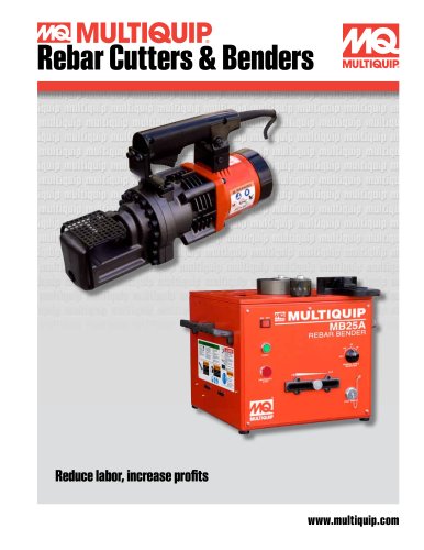 Rebar Cutters and Benders Brochure