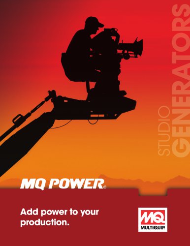 Studio generator brochure