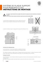 SYSTÈME DE PLAQUE SUPPORT POUR RESSORTS À GAZ - 4