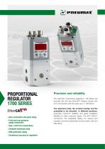 PROPORTIONAL REGULATOR 1700 SERIES - EtherCAT