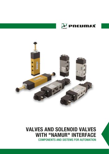 VALVES AND SOLENOID VALVES WITH "NAMUR" INTERFACE